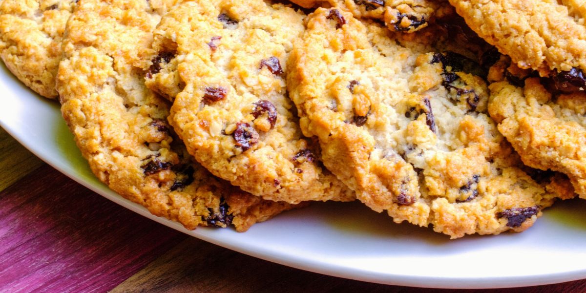 Cookies avoine et raisins